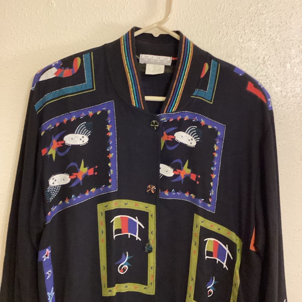 Vintage Nino Wong California With Graphic Design From 80’ Size Medium